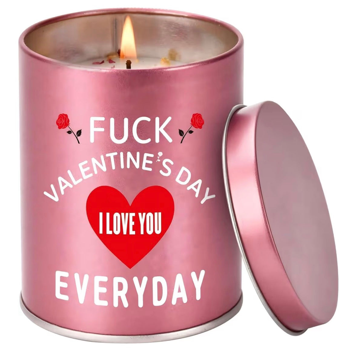 F Vday Candle